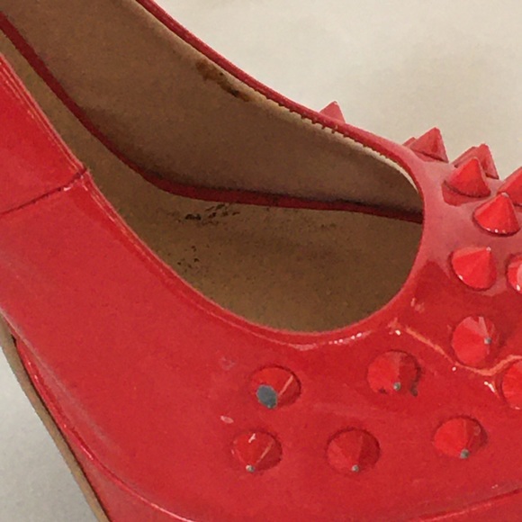 rue 21 spiked red heels - Picture 6 of 7